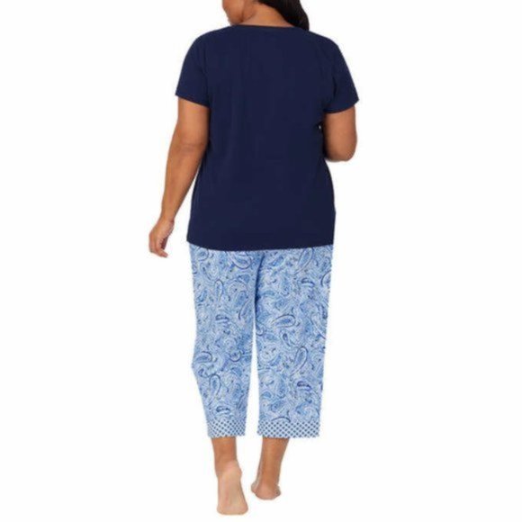 NWT CAROLE HOCHMAN Cotton 4 Pc Lounge Pajama Set - Picture 3 of 7